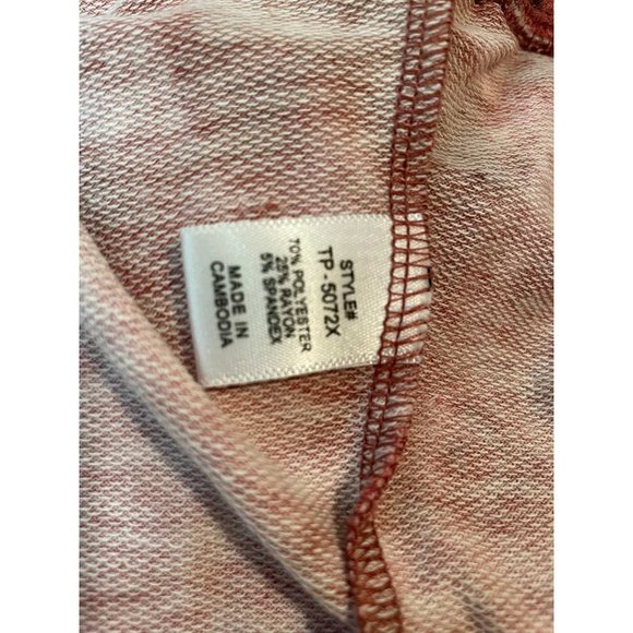 Zenana French Terry Tie Dye Drawstring Jogger 2X (818BPK) - Picture 5 of 6
